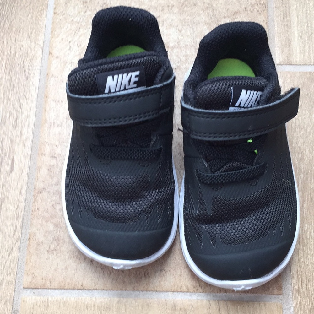 Black Baby Nike sneakers size 5c - worn once!
